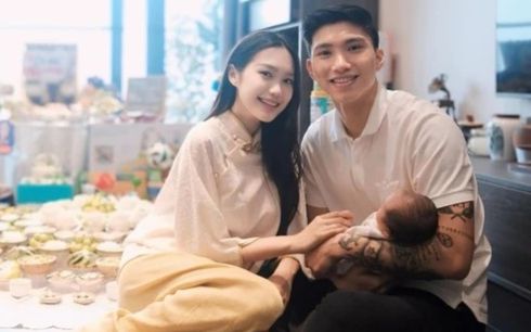 Hé lộ thông tin của nhóc tỳ nhà Đoàn Văn Hậu