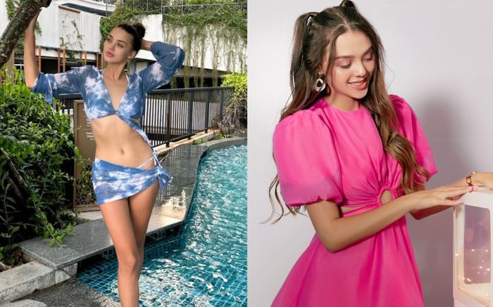 Thời trang tôn triệt để vóc dáng phồn thực của vợ Bùi Tiến Dũng