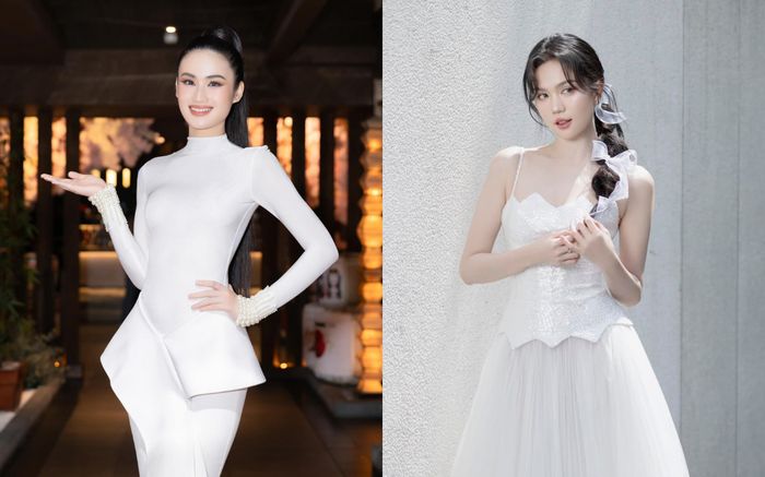 Đẹp khen - Xấu chê: Ngọc Trinh - Ý Nhi đọ eo bé xíu với váy bó sát