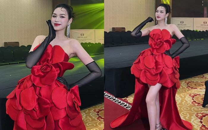 Đỗ Thị Hà trắng 'phát sáng', khoe chân dài 1m11 nuột nà