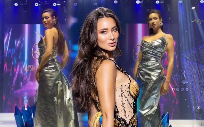 Lydie Vũ trổ tài catwalk thần sầu sau khi được Hoàng Thùy mài dũa