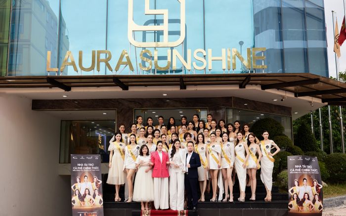 Laura coffee - cà phê hoa hậu - đầu tư hoành tráng chào đón thí sinh miss grand vietnam 2024