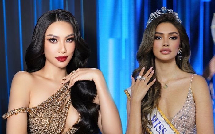 Đương kim Hoa hậu Siêu quốc gia 2023 nhờ ê-kíp của Kim Duyên make-up