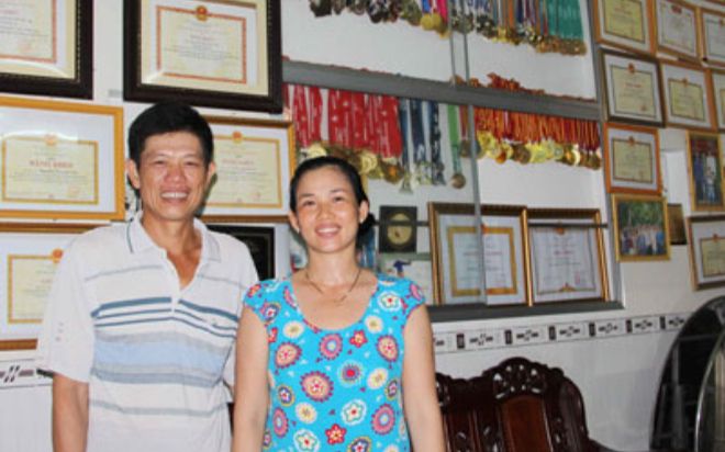 Bố mẹ Ánh Viên làm công việc gì ở quê?