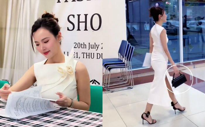 Midu xách túi 15 triệu, chuẩn dâu hào môn đi chấm thi