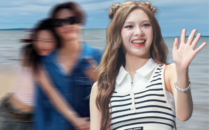 Thành viên BABYMONSTER ôm 'cứng ngắc' một nam ca sĩ nổi tiếng trên biển?