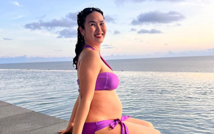 Võ Hạ Trâm khoe cận ảnh siêu âm con thứ 2, 'sao y bản chính' của chồng Ấn Độ