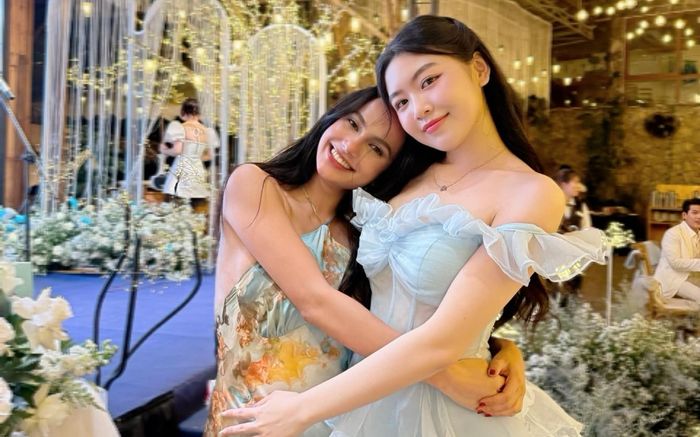 Con gái Quyền Linh thân thiết với top 5 Miss Universe Vietnam 2023