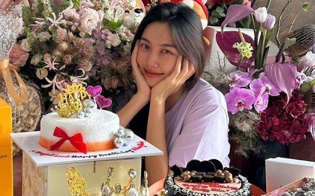 Hoa hậu Thùy Tiên gửi lời chúc mừng sinh nhật đến người bố thứ 2