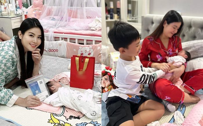 Con gái của Kha Ly tiếp tục nhận được 1 tài sản đắt giá trước ngày đầy tháng