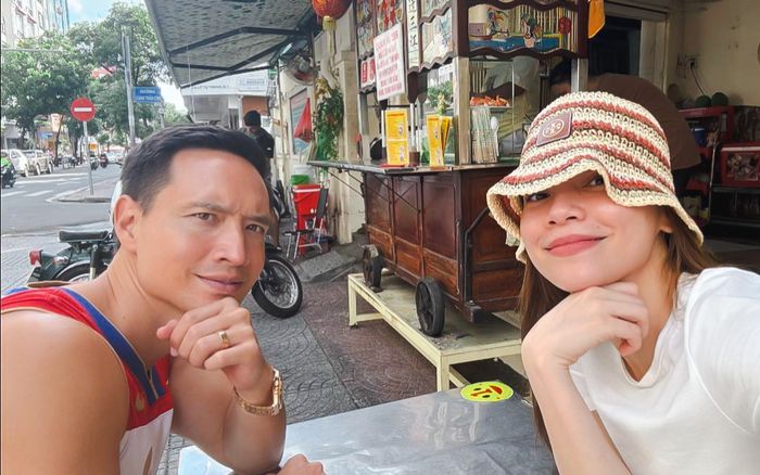 Nhan sắc Hồ Ngọc Hà khi tận hưởng thú vui bình dân với Kim Lý