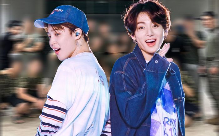 JungKook - Jimin lộ ảnh trong quân ngũ, nhan sắc em út BTS gây sốt cõi mạng