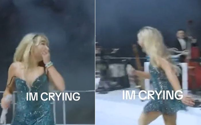 Sabrina Carpenter hoảng hốt la hét, chạy khỏi sân khấu vì gặp sự cố