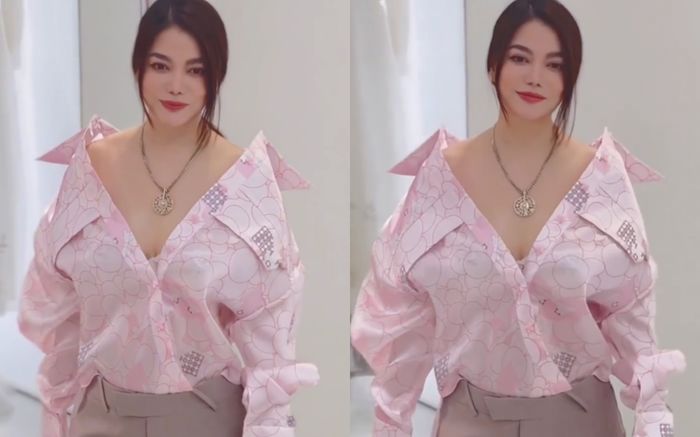 Trương Ngọc Ánh khoe đôi gò bồng đảo lấp ló ở tuổi 47