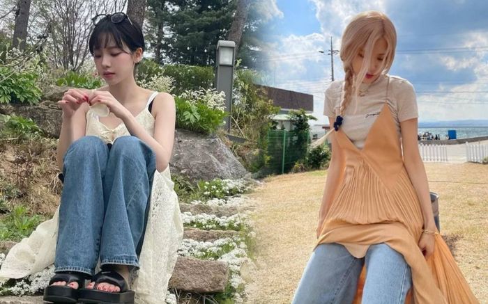 Dress over pants: Xu hướng tạo nên từ bản phối 'lạc quẻ'