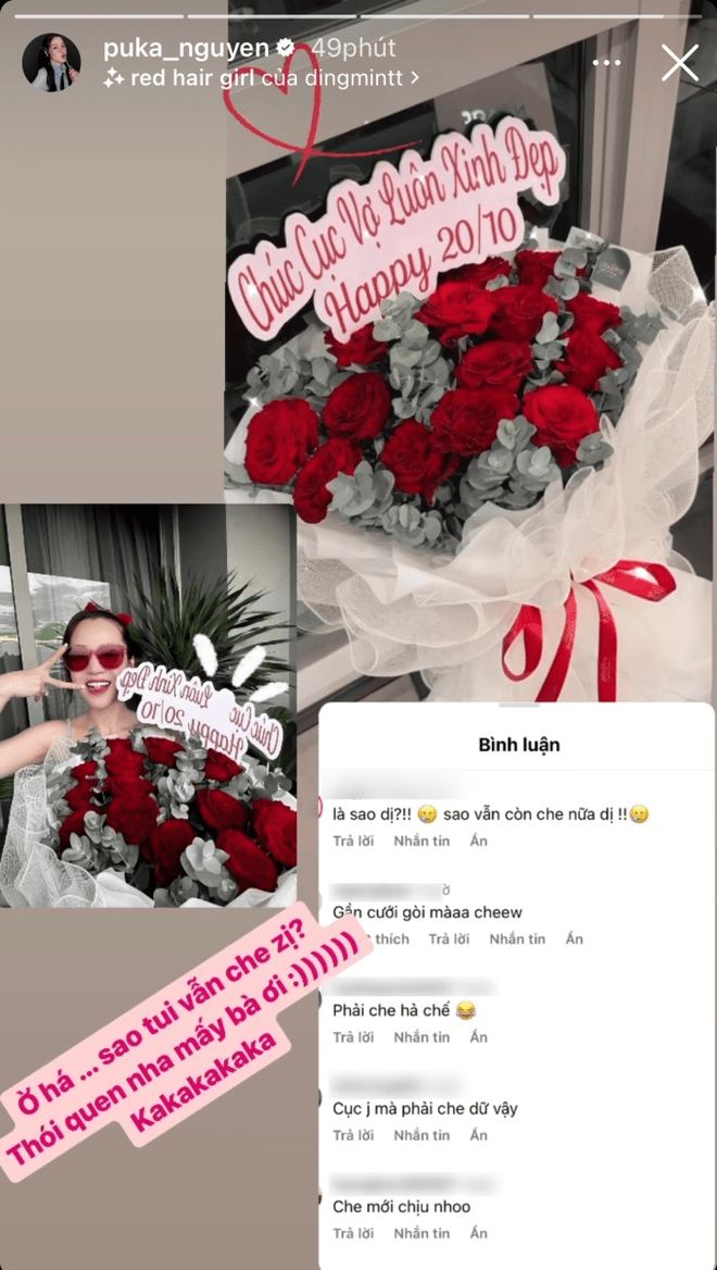 Puka và Gin Tuấn Kiệt thường gọi nhau bằng biệt danh “Cục vợ", “Cục chồng"