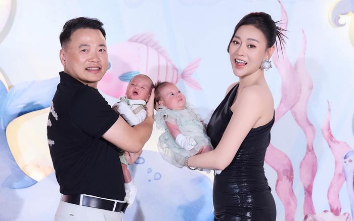Phương Oanh sinh 3 tháng, Shark Bình đã muốn có thêm con bồng bế?