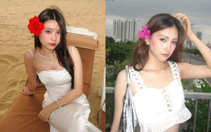 Con gái Quyền Linh 'học' Tiểu Vy làm đẹp theo phong cách say rượu