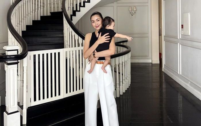Con Tăng Thanh Hà tự làm điều này trước khi đi ngủ