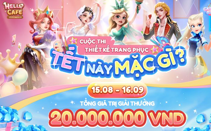 Cùng Hello Café thỏa sức sáng tạo trang phục riêng