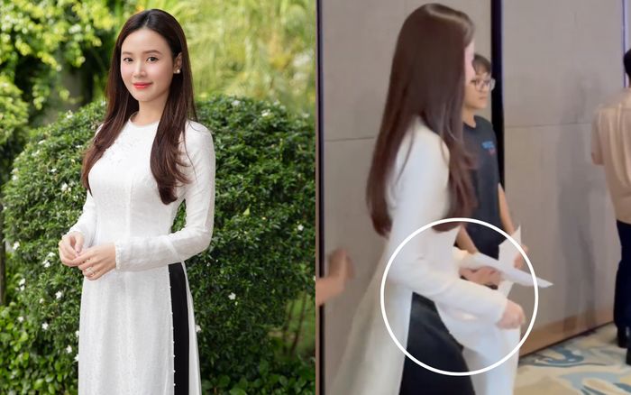 Midu lộ bụng nhô lớn trong vài giây ngắn ngủi?