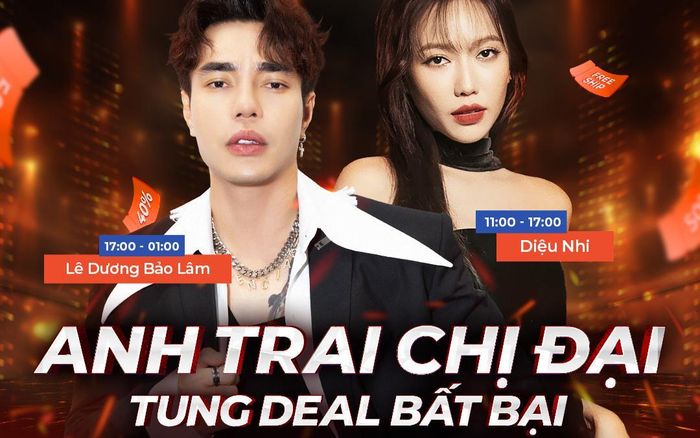 Dương Lâm và Diệu Nhi khuấy đảo Shopee live ngày 25/08 với loạt deal khủng