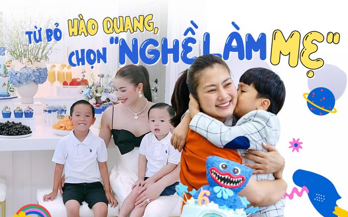 Thấy gì từ việc diễn viên Ngọc Lan 'giải nghệ' để chăm con?