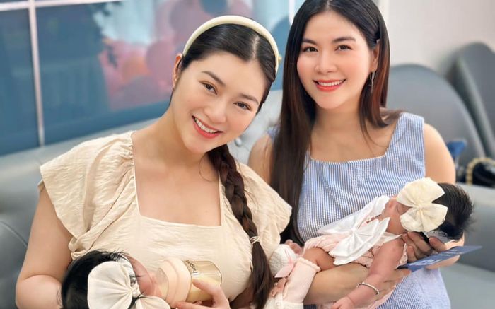 Mới vừa sinh nở, Kha Ly - Thanh Trúc đã bàn về chuyện trọng đại của các con