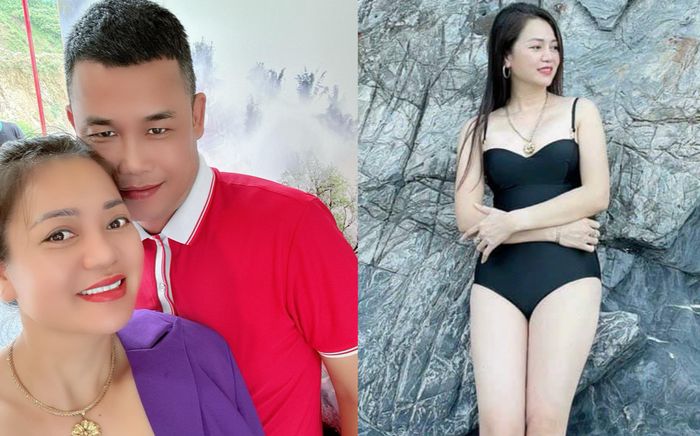 Bạn gái Hiệp Gà diện bikini khoe đôi gò bồng đảo nóng bỏng ở tuổi 44