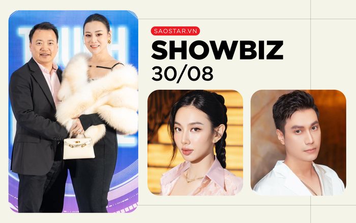 Showbiz 30/8: Phương Oanh kề cạnh Shark Bình, Hoa hậu Thuỳ Tiên nói về tin đồn hẹn hò