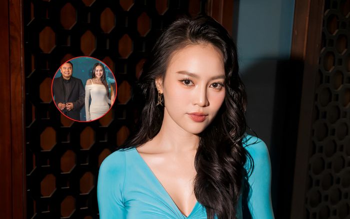 Ninh Dương Lan Ngọc rạng rỡ đến chung vui với đồng nghiệp, thân hình đồng hồ cát gây chú ý