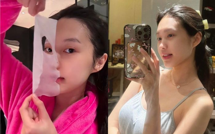 Chu trình nuôi dưỡng nhan sắc 'thần tiên tỷ tỷ' của vợ Đoàn Văn Hậu