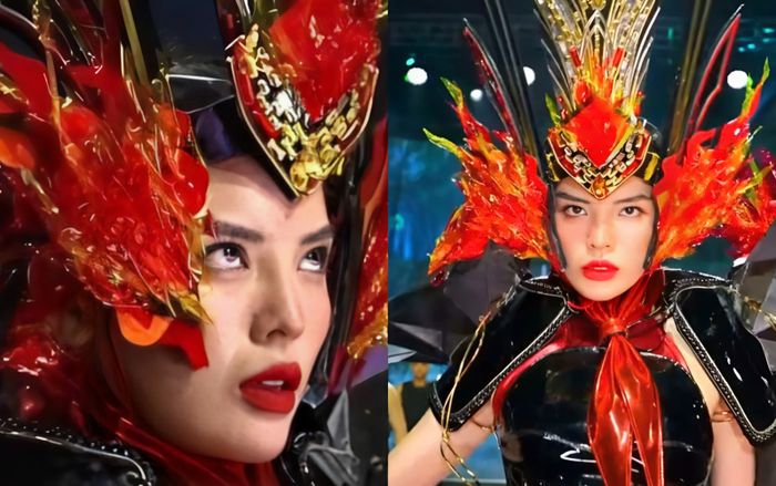 Khán giả không thể nhịn cười với phần trình diễn của Hoa hậu Kỳ Duyên