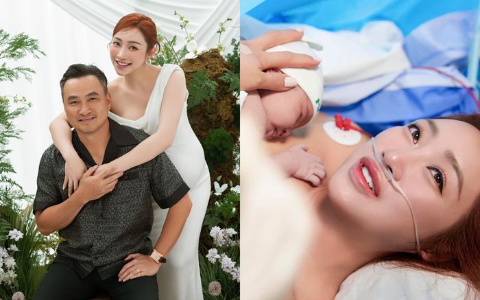 Nhan sắc vợ Chi Bảo ngay trên giường sinh con thứ 2 gây ngỡ ngàng
