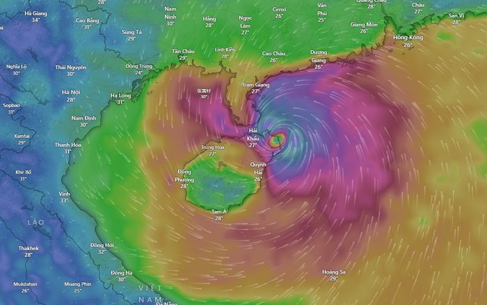 Cuồng phong tâm siêu bão YAGI mạnh đến mức nào?
