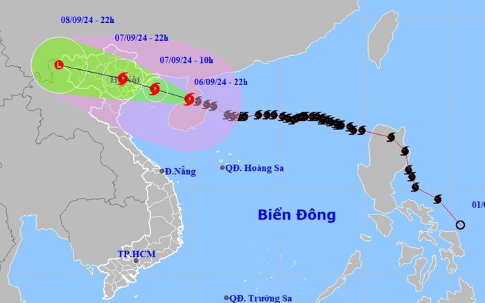 Bão YAGI giảm 2 cấp, chính thức tiến vào Vịnh Bắc Bộ, sức tàn phá vẫn cực kỳ lớn