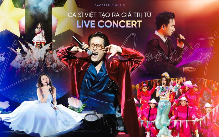 Ca sĩ Việt tạo ra giá trị từ sự bùng nổ của live concert