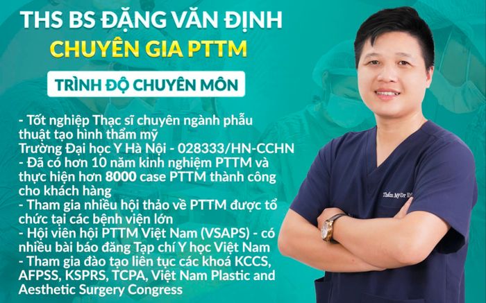 Thạc sĩ Bác sĩ Đặng Văn Định - Chuyên gia giải cứu những trường hợp mí hỏng