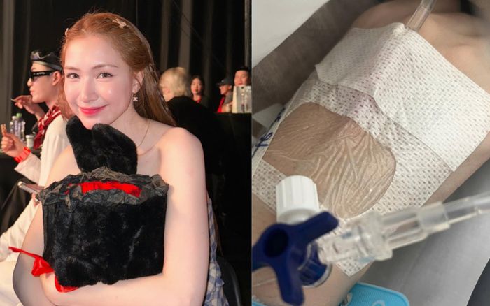 Hoà Minzy đi cấp cứu