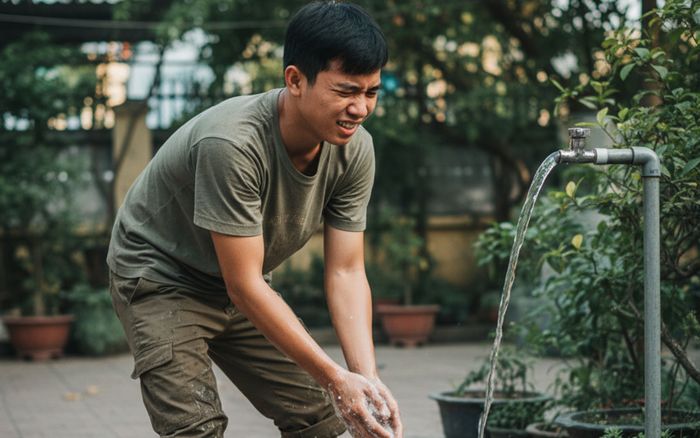 Sau khi lội nước nhiều tiếng đồng hồ, bạn nên chú ý ngay 5 điều sau để bảo vệ sức khoẻ