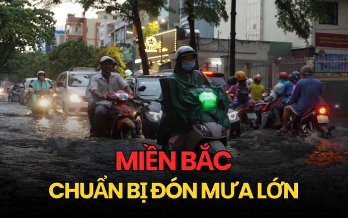Miền Bắc lại chuẩn bị hứng đợt mưa lớn