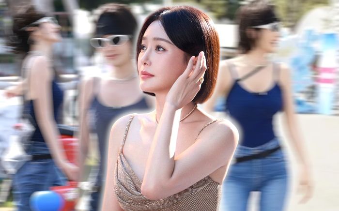 Tần Lam diện áo hai dây khoét lưng khoe thân hình bốc lửa, một chi tiết làm cho fan 'đứng hình'