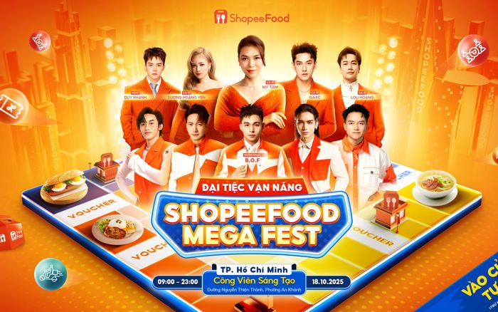 Check-in sớm và bỏ túi ngay loạt bí kíp để quẩy bung nóc cả ngày tại ShopeeFood Mega Fest