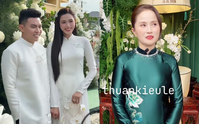 Mẹ Đỗ Thị Hà rưng rưng nước mắt trong lễ ăn hỏi của con gái, dặn dò con chuyện làm dâu sau kết hôn