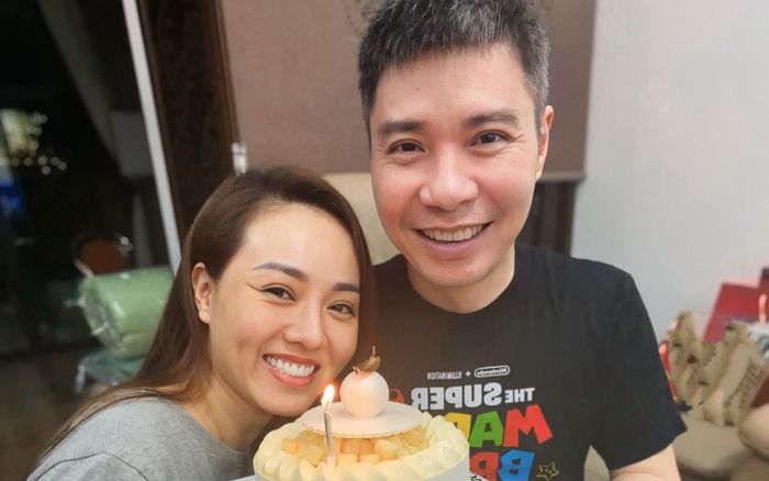 Vợ Công Lý để lộ 1 chi tiết gây 'bão mạng' khi khoe ảnh đón sinh nhật chồng