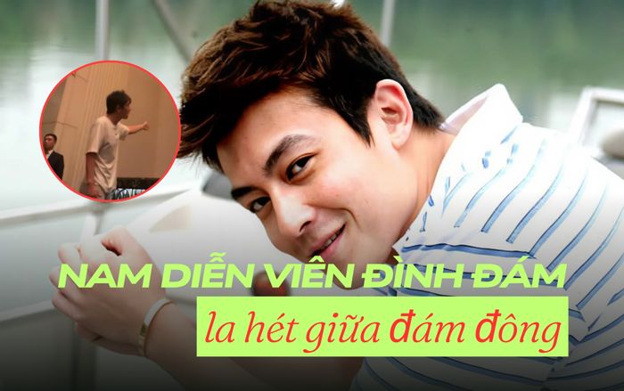 Bắt gặp nam diễn viên đình đám la hét giữa đám đông, có hành động gây dậy sóng