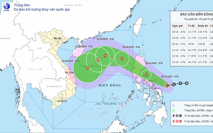 Bão FENGSHEN hình thành, tăng tốc tiến vào Biển Đông