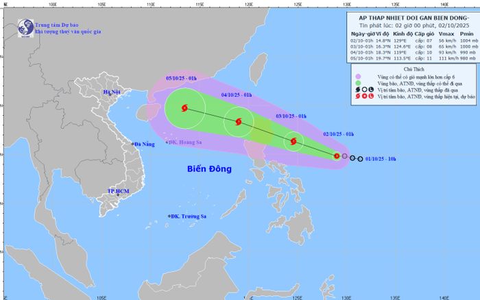 Áp thấp nhiệt đới sắp vào Biển Đông, khả năng mạnh thành bão dữ