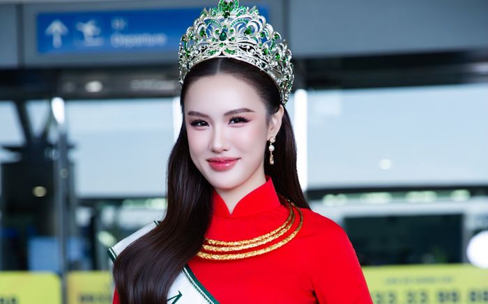 Choáng với số vàng Á hậu Trịnh Mỹ Anh được tặng khi đi thi Miss Earth 2025