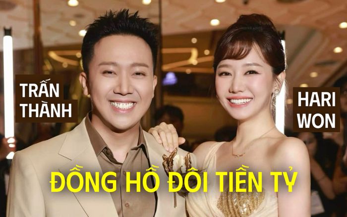 Đồng hồ đôi tiền tỷ của Trấn Thành và Hari Won